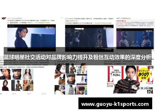 篮球明星社交活动对品牌影响力提升及粉丝互动效果的深度分析