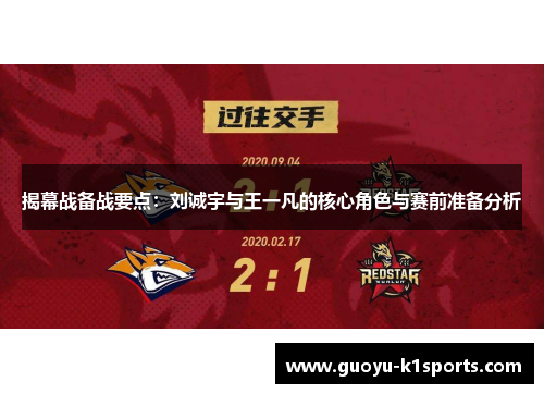 揭幕战备战要点：刘诚宇与王一凡的核心角色与赛前准备分析