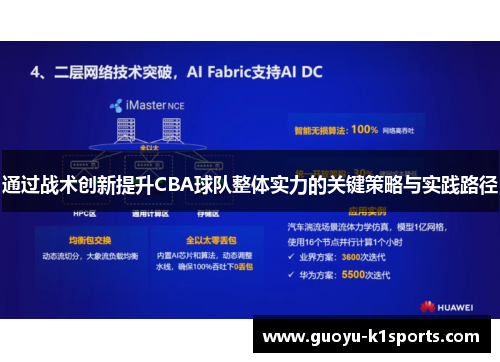 通过战术创新提升CBA球队整体实力的关键策略与实践路径